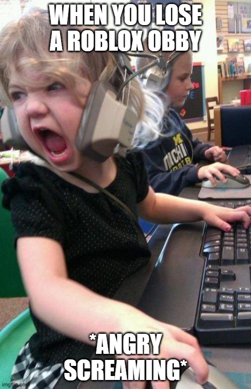 Angry Little Girl Gamer Imgflip