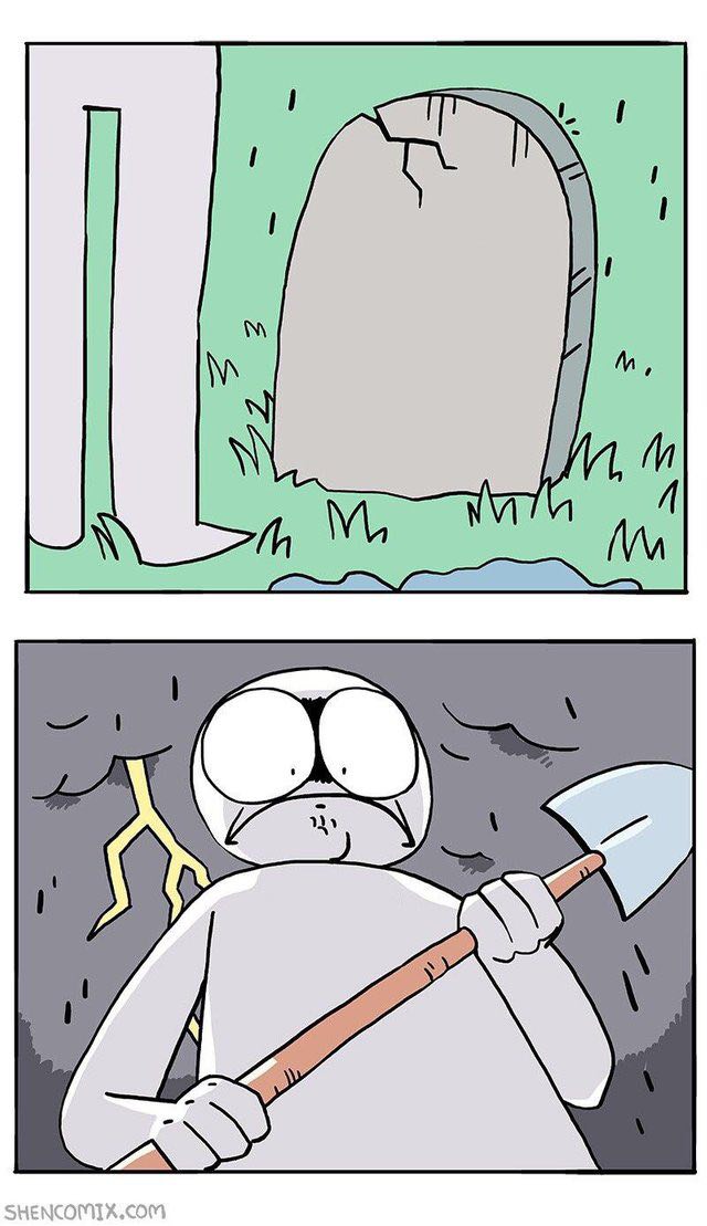 High Quality Dig Up Grave Blank Meme Template
