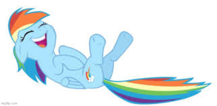 Rainbow Dash ROFL | image tagged in rainbow dash rofl | made w/ Imgflip meme maker