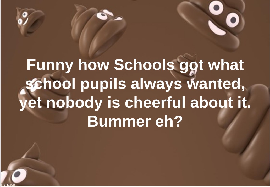Funny how Schools got what school pupils always wanted, yet nobody is cheerful about it. Bummer eh? | image tagged in coronavirus,c-19,schools,closed,pupils,sad | made w/ Imgflip meme maker