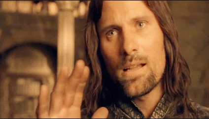 High Quality Aragorn Correcting Spelling and Grammar Blank Meme Template