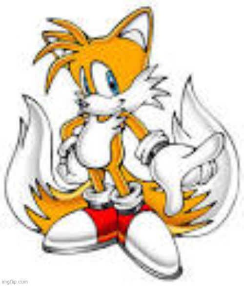 my oc to bring in is: tails | image tagged in tails | made w/ Imgflip meme maker