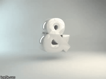 Ampersand bounce | image tagged in gifs,ampersand | made w/ Imgflip video-to-gif maker