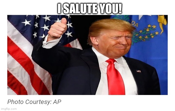 I SALUTE YOU! | made w/ Imgflip meme maker