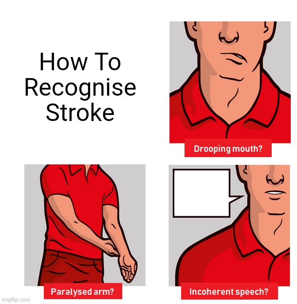 Stroke Blank Meme Template