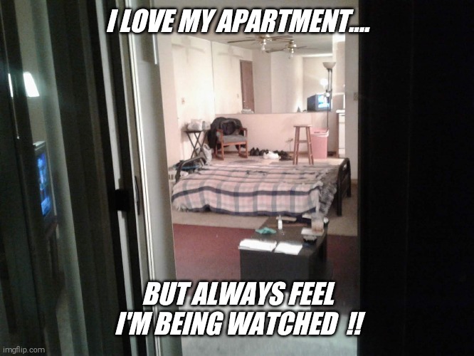 Late night.. sidewalk view !! How would you caption this image ?? Imgflip