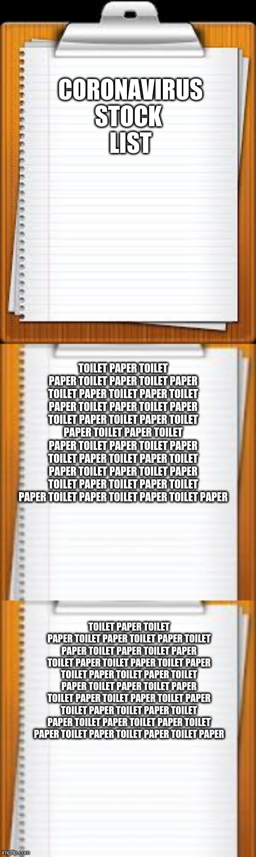 CORONAVIRUS
STOCK 
LIST; TOILET PAPER TOILET PAPER TOILET PAPER TOILET PAPER TOILET PAPER TOILET PAPER TOILET PAPER TOILET PAPER TOILET PAPER TOILET PAPER TOILET PAPER TOILET PAPER TOILET PAPER TOILET PAPER TOILET PAPER TOILET PAPER TOILET PAPER TOILET PAPER TOILET PAPER TOILET PAPER TOILET PAPER TOILET PAPER TOILET PAPER TOILET PAPER TOILET PAPER TOILET PAPER TOILET PAPER; TOILET PAPER TOILET PAPER TOILET PAPER TOILET PAPER TOILET PAPER TOILET PAPER TOILET PAPER TOILET PAPER TOILET PAPER TOILET PAPER TOILET PAPER TOILET PAPER TOILET PAPER TOILET PAPER TOILET PAPER TOILET PAPER TOILET PAPER TOILET PAPER TOILET PAPER TOILET PAPER TOILET PAPER TOILET PAPER TOILET PAPER TOILET PAPER TOILET PAPER TOILET PAPER TOILET PAPER | image tagged in the list of libtard | made w/ Imgflip meme maker