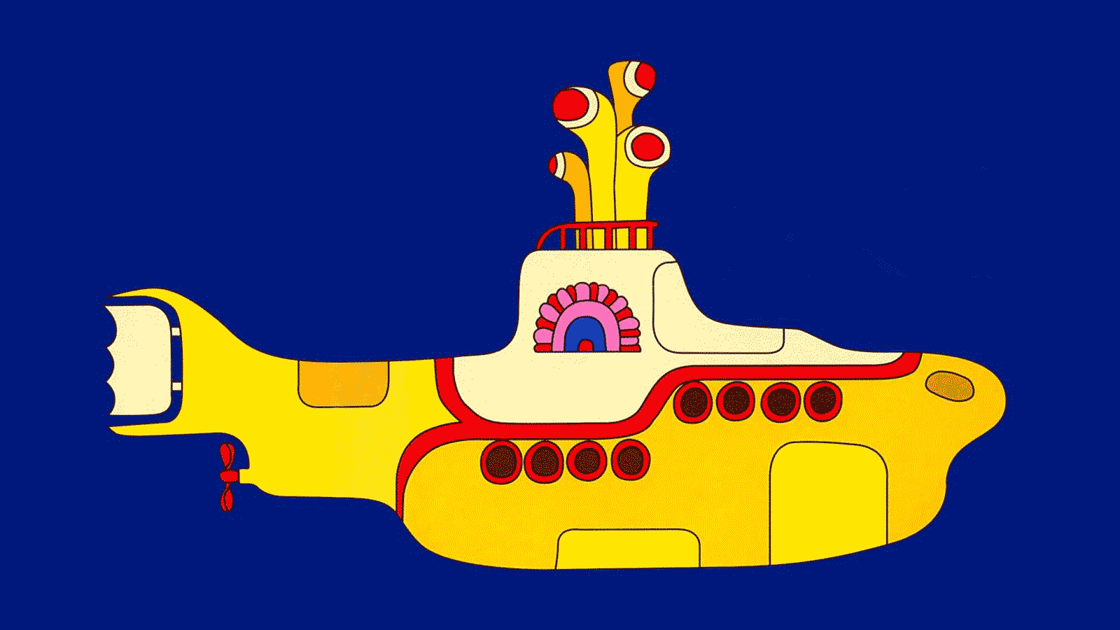 High Quality yellow submarine Blank Meme Template