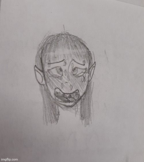 Was bored, so I drew this on the back of my forensic science review. | image tagged in ahegao,anime,anime girl,drawing,art,meme | made w/ Imgflip meme maker