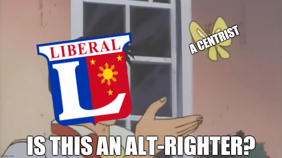 Is This An Alt-Righter? | A CENTRIST; IS THIS AN ALT-RIGHTER? | image tagged in memes,is this a pigeon,liberalism,conservatives,liberal vs conservative,centrism | made w/ Imgflip meme maker
