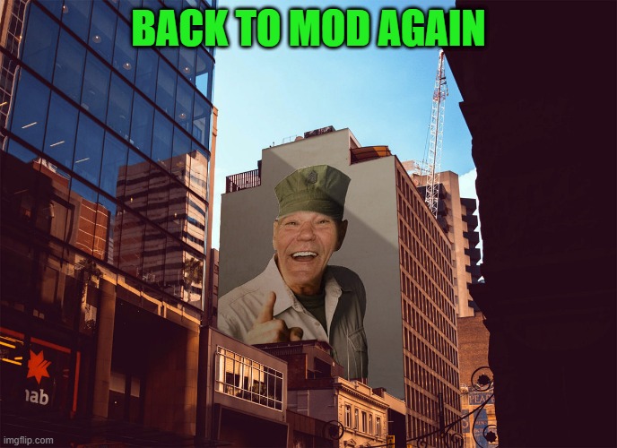 BACK TO MOD AGAIN | made w/ Imgflip meme maker