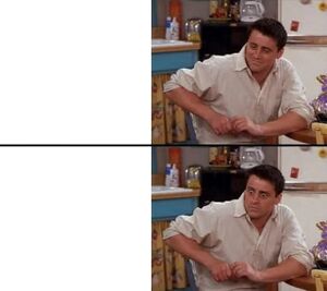 High Quality Fronds joey Blank Meme Template