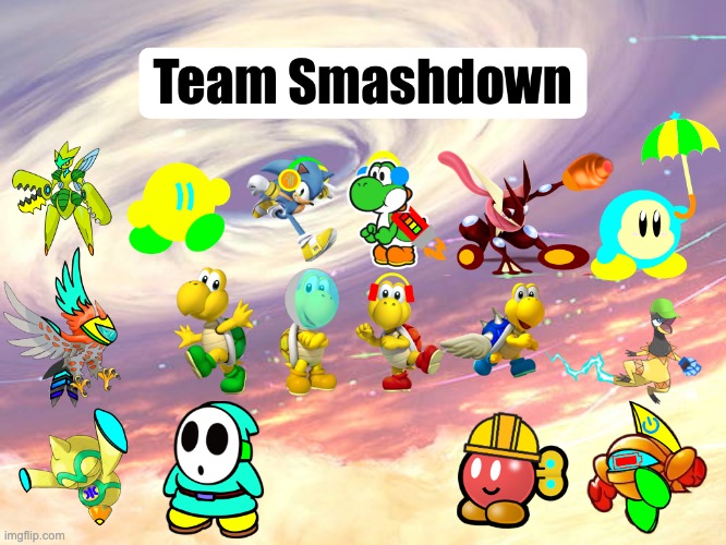 Here's an update on Team Smashdown: | made w/ Imgflip meme maker