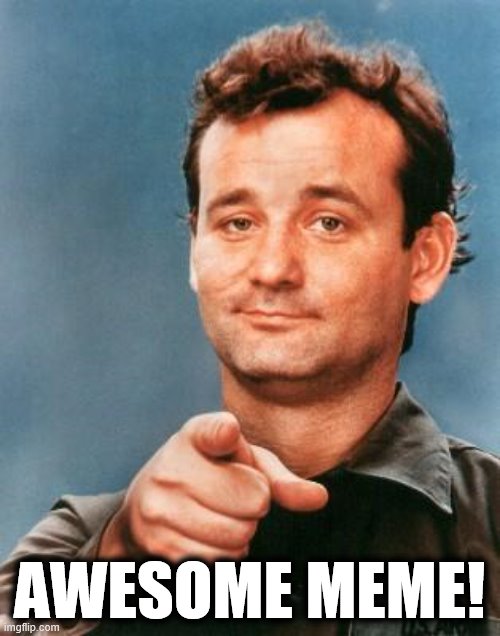Bill Murray You're Awesome | AWESOME MEME! | image tagged in bill murray you're awesome | made w/ Imgflip meme maker