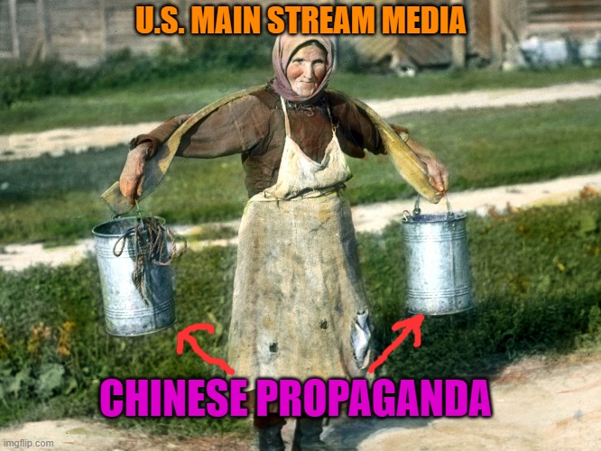 The Media Would Rather Help China Than Report the Truth | U.S. MAIN STREAM MEDIA; CHINESE PROPAGANDA | image tagged in msm lies,coronavirus,donald trump,mainstream media,bullshit | made w/ Imgflip meme maker