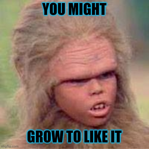 YOU MIGHT GROW TO LIKE IT | made w/ Imgflip meme maker