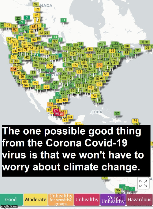 Climate Change and Covid-19 | image tagged in climate,change,covid-19,usa | made w/ Imgflip meme maker
