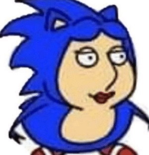 High Quality Lois Sonic Blank Meme Template