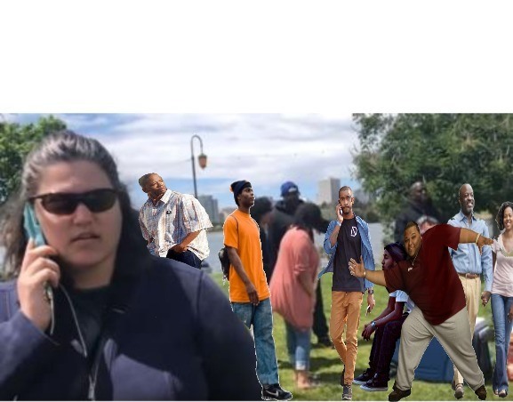 High Quality Barbeque Becky 911 More Than 10 Black People Blank Meme Template