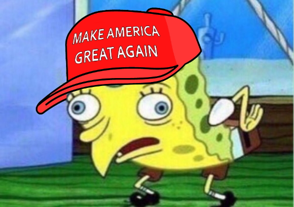 SpongeBob TrumpTard Blank Meme Template