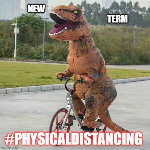 discouraging use of the term #SocialDistancing for the more appropriate #PhysicalDistancing | NEW                                                                                                 TERM; #PHYSICALDISTANCING | image tagged in coronavirus | made w/ Imgflip meme maker
