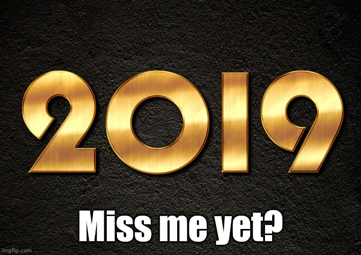 2019...Miss me yet? | Miss me yet? | image tagged in 2019,coronavirus,covid-19 | made w/ Imgflip meme maker
