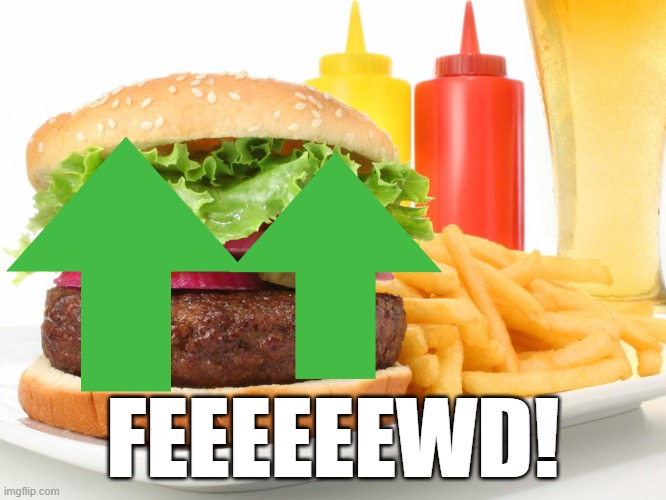 Hamburger  | FEEEEEEWD! | image tagged in hamburger | made w/ Imgflip meme maker