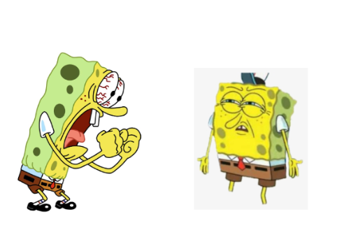 High Quality spongebob angry Blank Meme Template