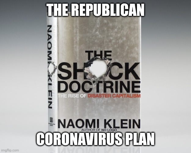 THE REPUBLICAN; CORONAVIRUS PLAN | made w/ Imgflip meme maker