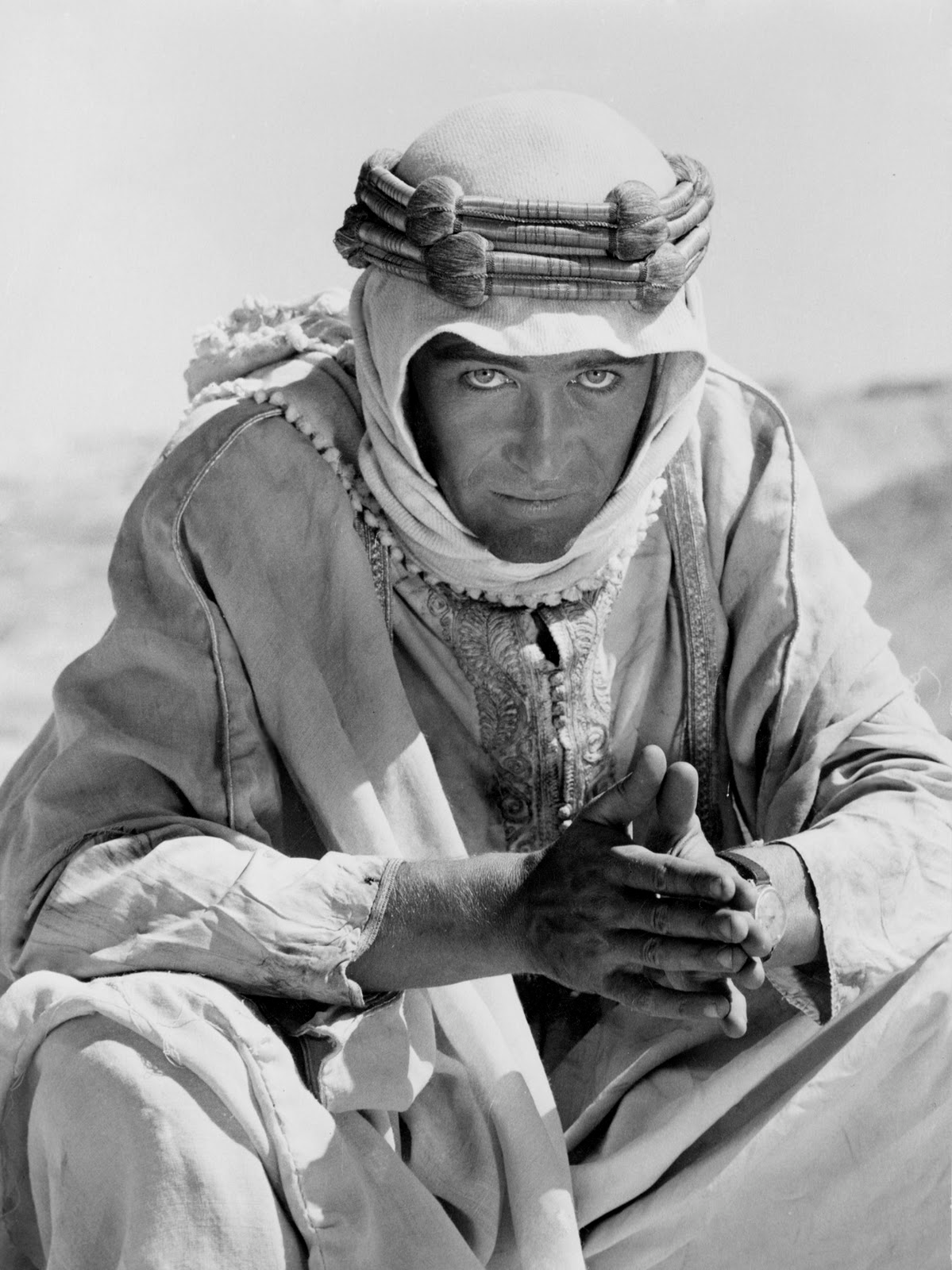 High Quality Lawrence of Arabia BW Blank Meme Template