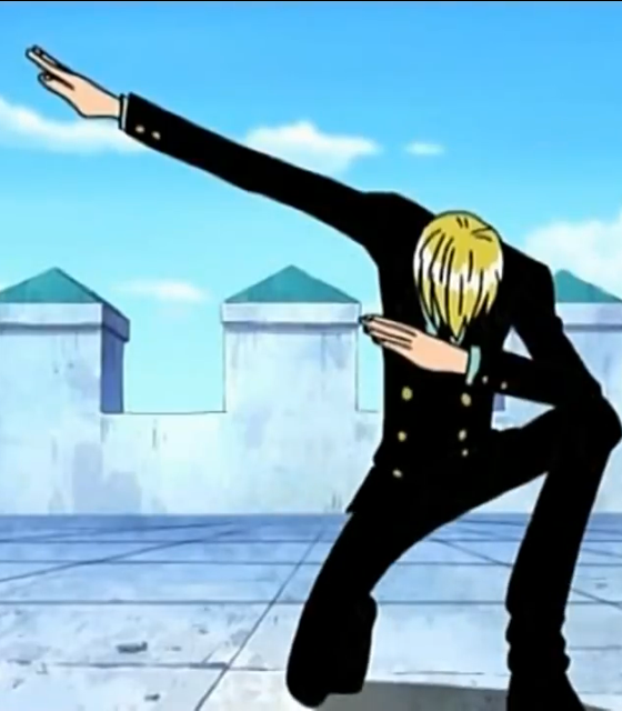 sanji dab Blank Meme Template