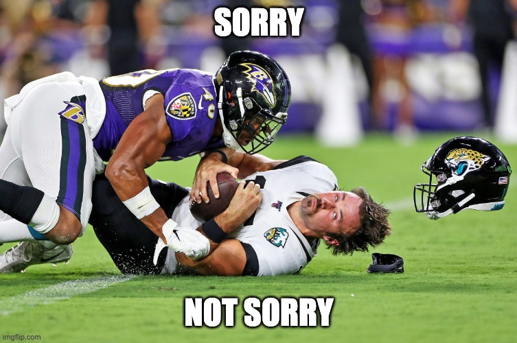 SORRY; NOT SORRY | image tagged in sports,memes | made w/ Imgflip meme maker