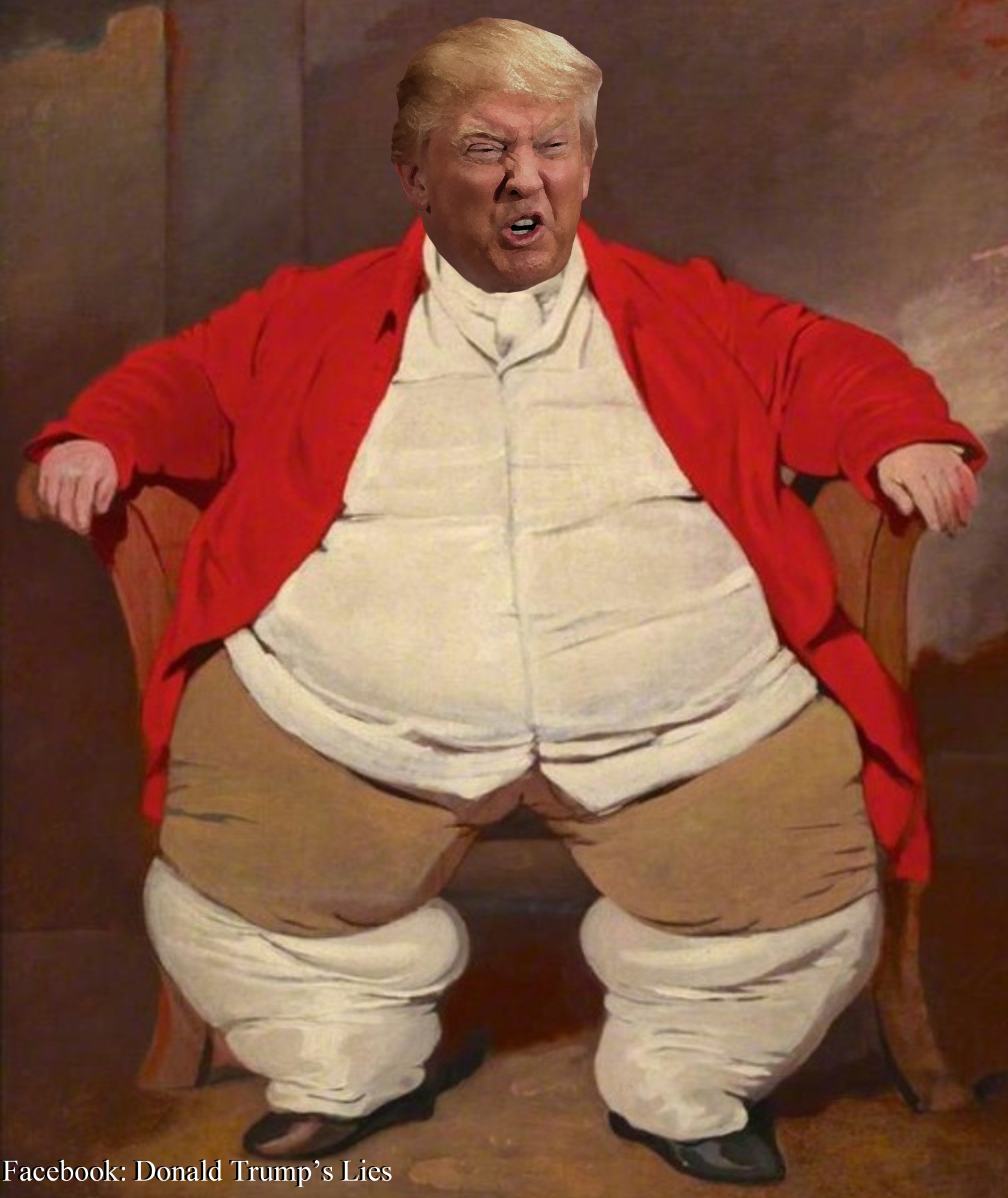 Trump Fat Blank Meme Template