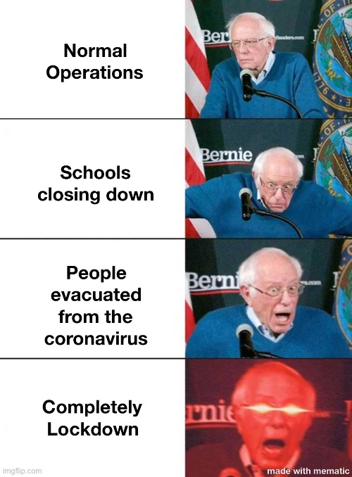 image tagged in bernie sanders,politics,coronavirus,political meme | made w/ Imgflip meme maker