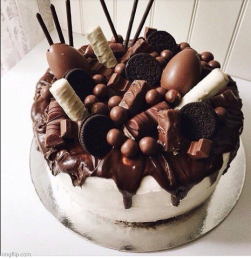 Look At All Of That Chocolate On The Cake | image tagged in cake | made w/ Imgflip meme maker