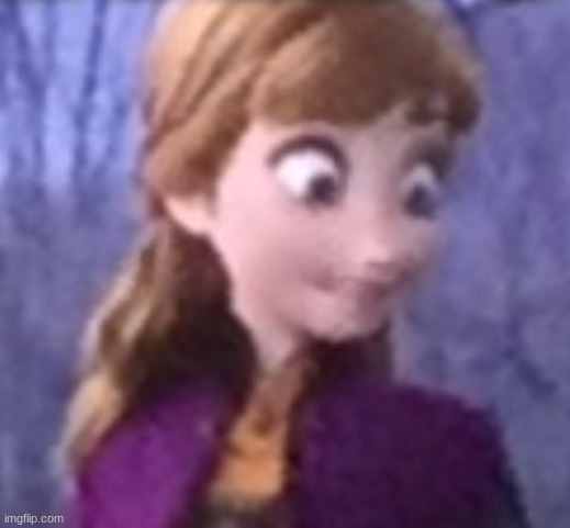 surprised anna | image tagged in surprised anna | made w/ Imgflip meme maker