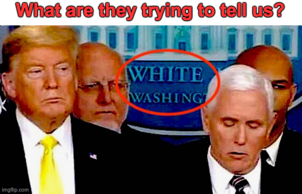 I smell more than one rat | What are they trying to tell us? | image tagged in trump,pence | made w/ Imgflip meme maker