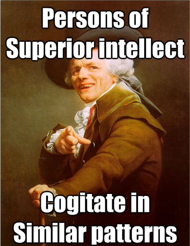 intellect Blank Meme Template