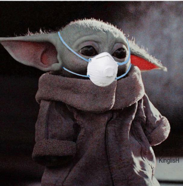 Baby Yoda, Coronavirus Blank Meme Template