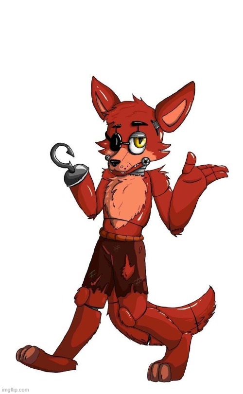 Foxy Shrug | image tagged in foxy shrug | made w/ Imgflip meme maker