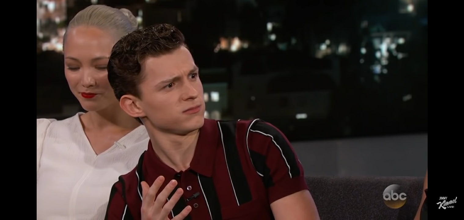 Tom Holland misunderstands Blank Meme Template