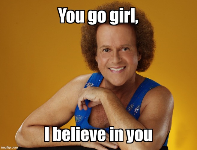 richard simmons | image tagged in exercise,workout,motivational,motivation,funny | made w/ Imgflip meme maker