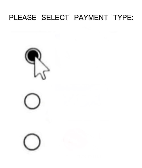 Please select payment type: Blank Meme Template