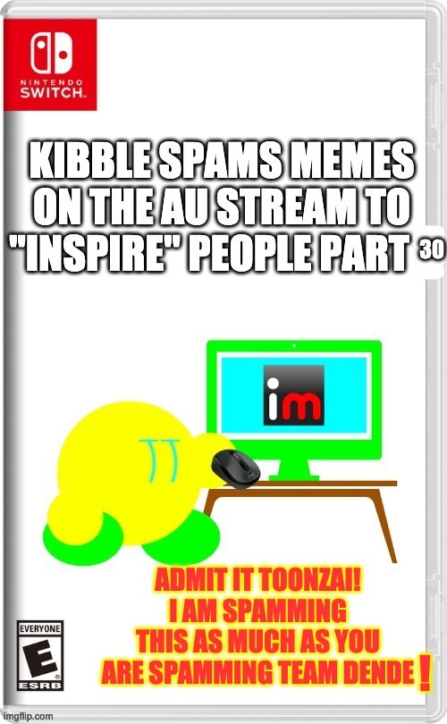 Admit it Toonzai! | ! | image tagged in give it up toonzai | made w/ Imgflip meme maker