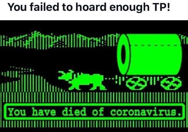 Oregon Trail Coronavirus Blank Meme Template