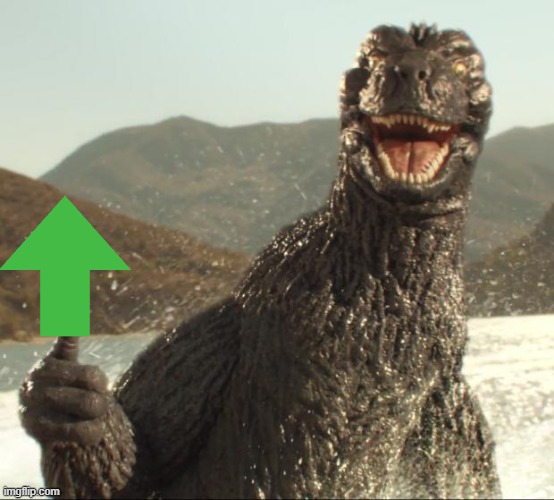 Godzilla approved | image tagged in godzilla approved | made w/ Imgflip meme maker