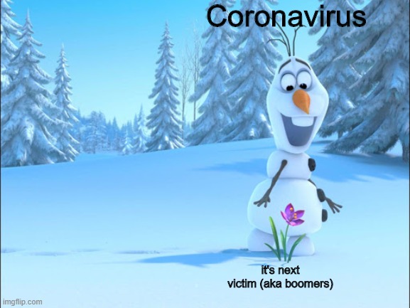 Coronavirus; it's next victim (aka boomers) | made w/ Imgflip meme maker