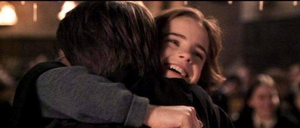 High Quality Hermione hug Blank Meme Template