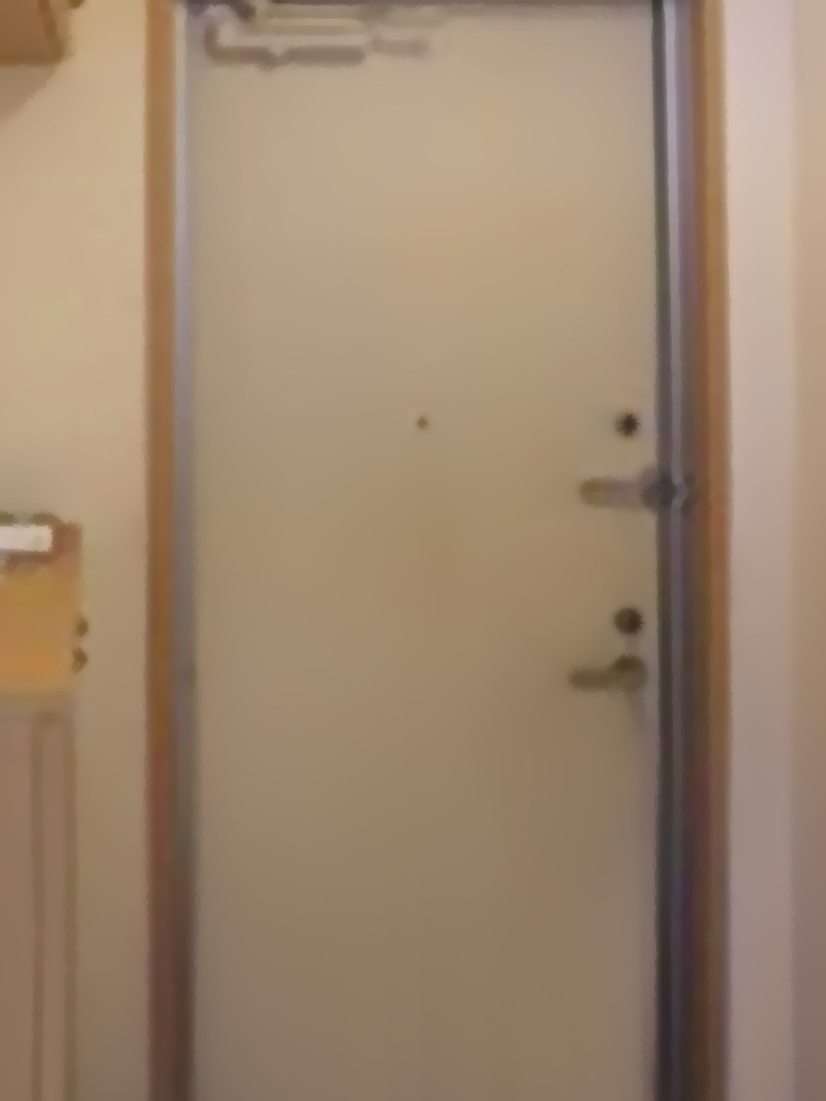 High Quality Blurred out Door Hallway Blank Meme Template