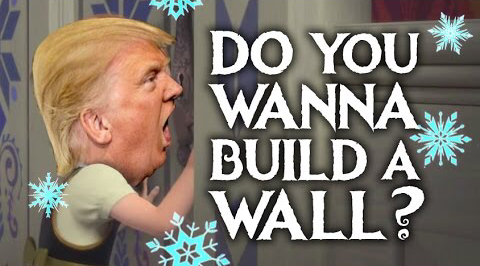 Do You Wanna Build a Wall? Blank Meme Template